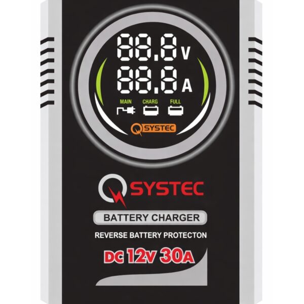 Q SYSTEC Battery Charger – 30A (LCD)