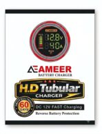AMEER Tubular Battery Charger – LCD Display