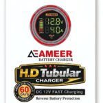 AMEER Tubular Battery Charger – LCD Display